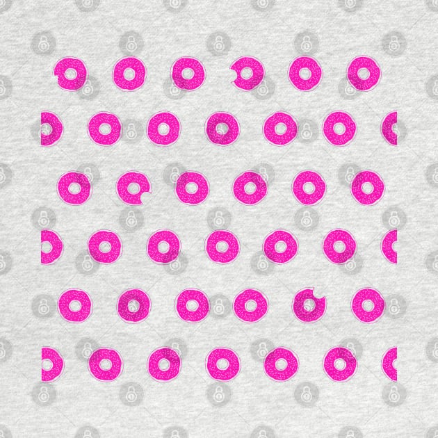 Pink Donut Pattern by HHT